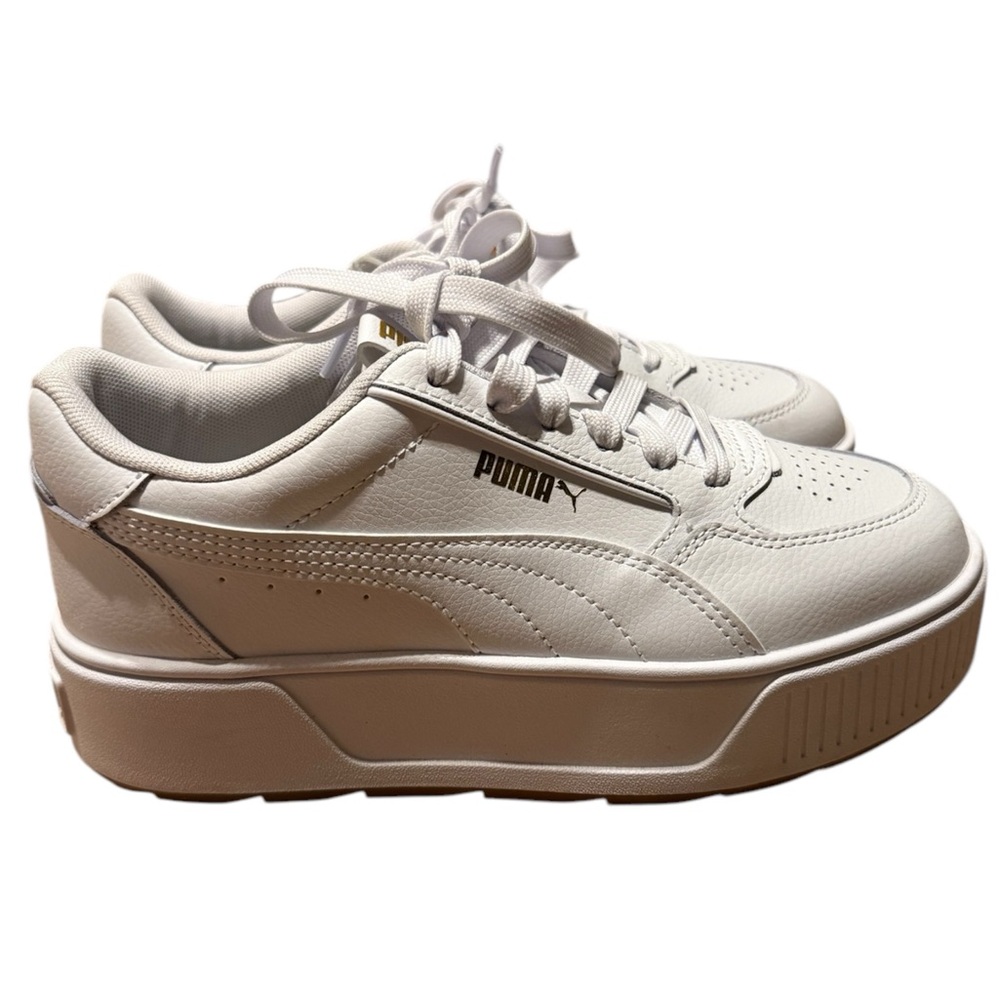 Puma White Platform Sneakers